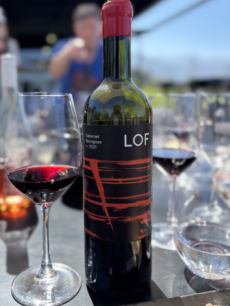 LOFのカベルネ・ソーヴィニヨンのボトル