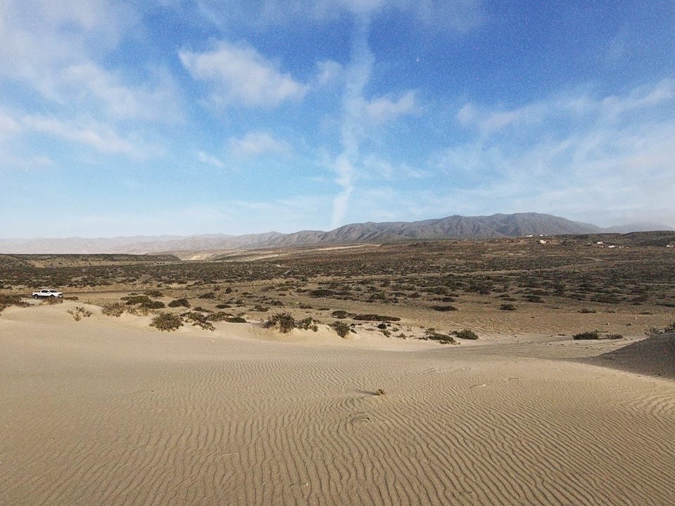 ウアスコ・ヴァレーの砂漠の風景