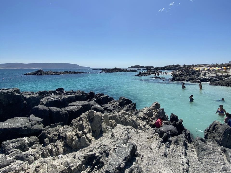 ウアスコ・ヴァレー近辺の海辺の風景