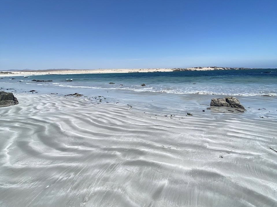 ウアスコ・ヴァレー近辺の海辺の風景