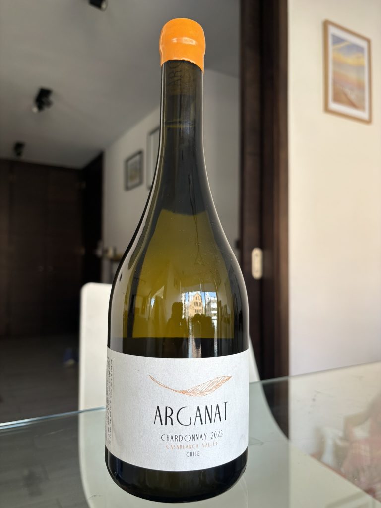 チリの高級白ワインであるVillardのArganat