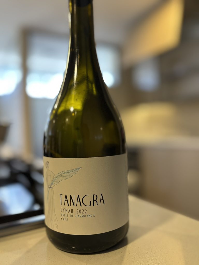 高級チリワインであるVillardのTanagra